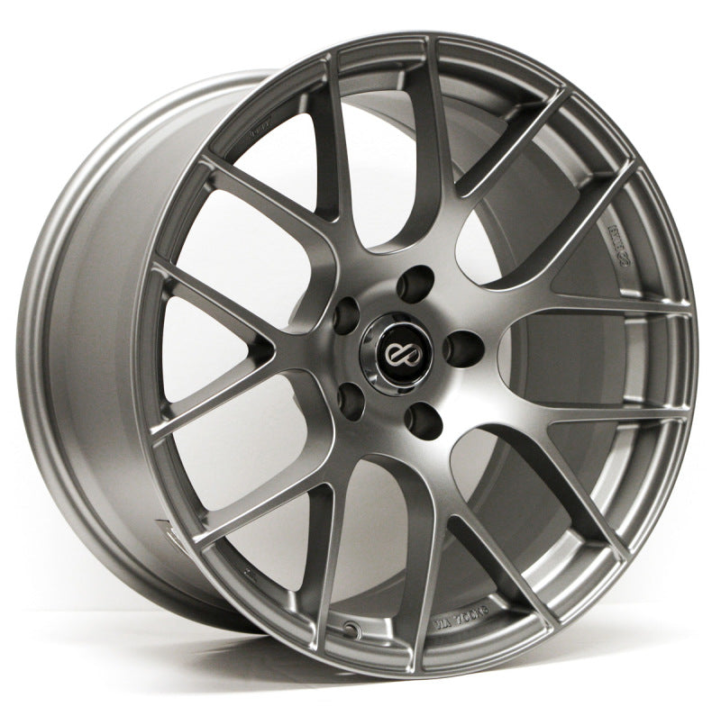 Enkei Raijin 18x9.5 45mm Offset 5x100 Bolt Pattern 72.6 Hub Bore Titanium Gray Wheel *Min Qty 60*