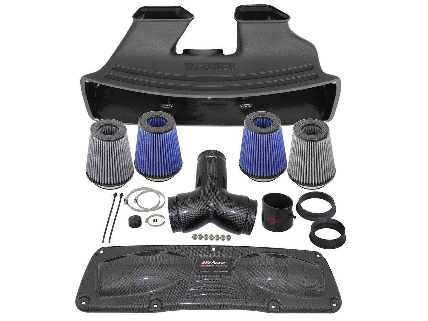 AFE Black Series Cold Air Intake System 2012-2016 Porsche 911 Carrera/Carrera S (991) H6-3.4L/3.8L