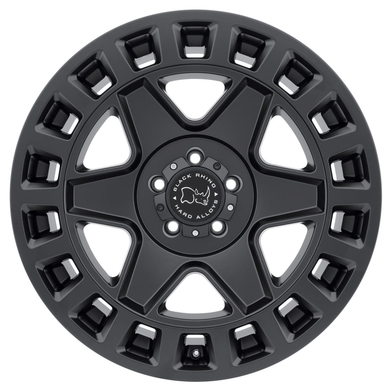 17x9.0 Black Rhino York Matte Black Wheel