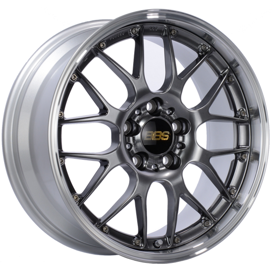 BBS RS-GT 19x9.5 5x120 ET40 CB72.5 Diamond Black Center Diamond Cut Lip Wheel