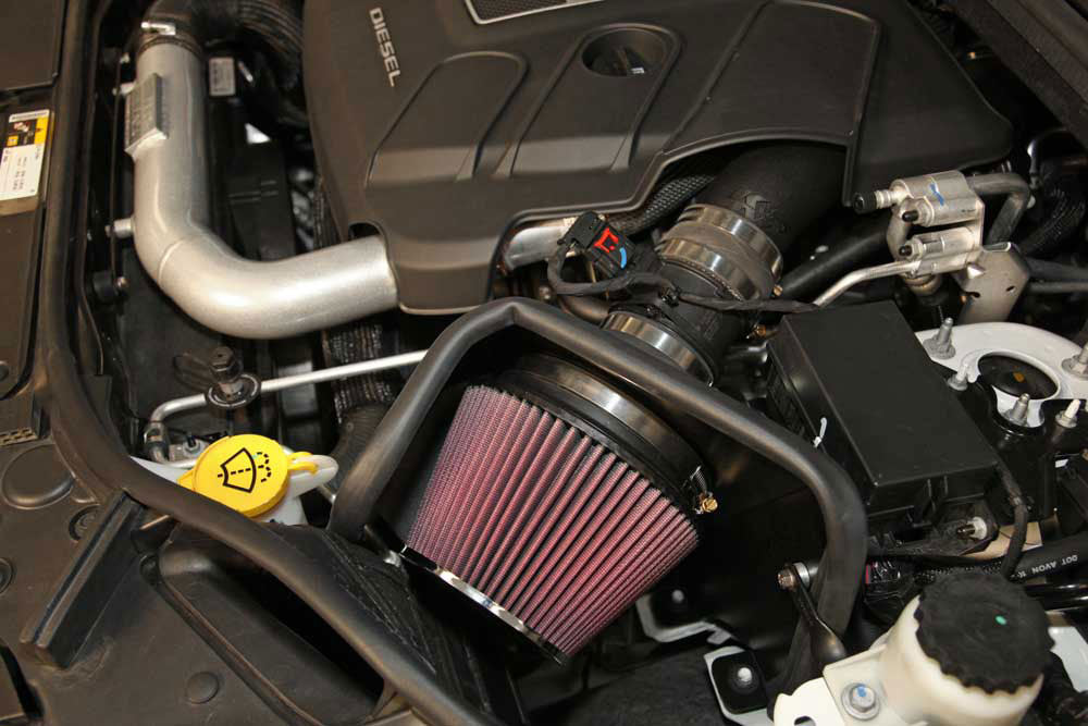 K&N Cold Air Intake 2014-2015 Jeep Grand Cherokee V6 Turbocharged EcoDiesel (3.0L)