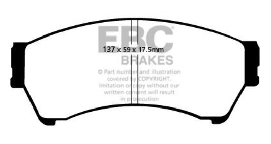 EBC 06-07 Mazda 6 2.3 Ultimax2 Front Brake Pads