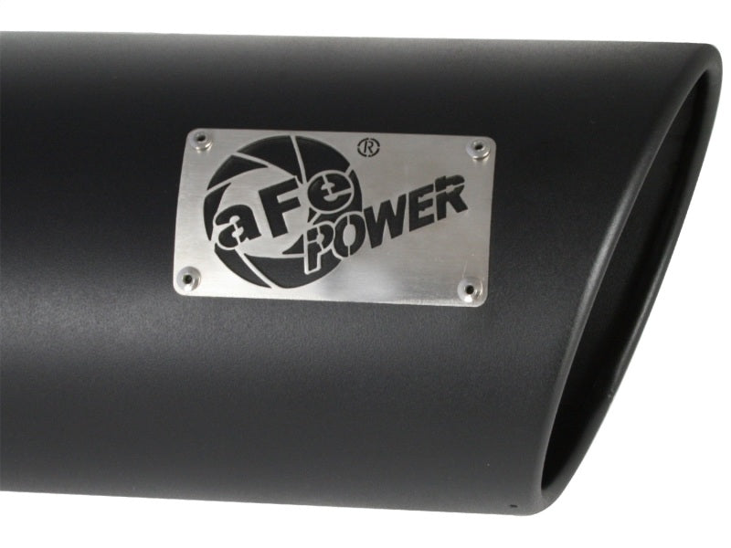 aFe MACH Force-XP 409 SS Right Side Single Wall Exhaust Tip 5in Inlet x 7in Outlet x 15in L