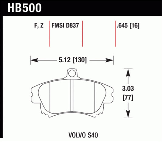 Hawk Performance Ceramic Street Brake Pads