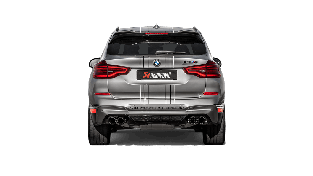 Akrapovič Slip-On Line Exhaust System 2019–2020 BMW X3 M/X4 M (F97/F98)