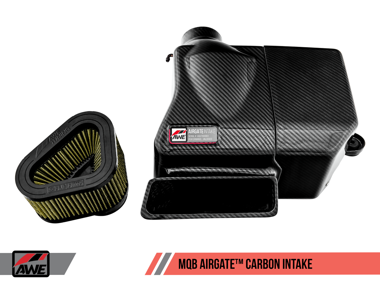 AWE Airgate Carbon Intake Audi/VW MQB 1.8T/2.0T/Golf R