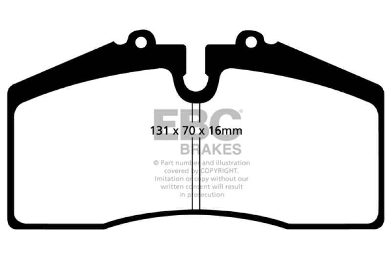 EBC Stoptech ST-45 Caliper Orangestuff Brake Pads