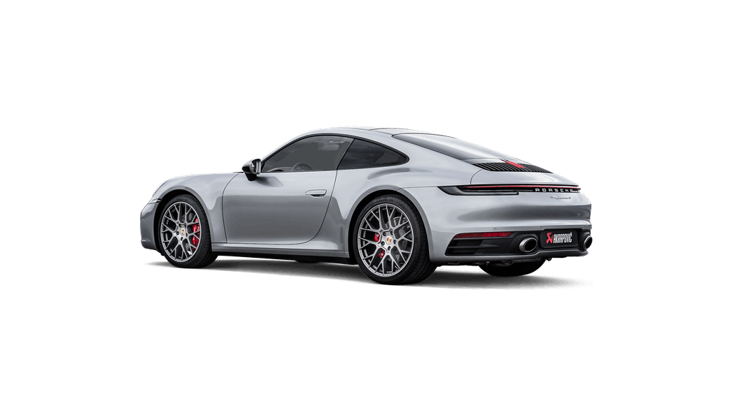 Akrapovič Titanium Slip-On Race Line Exhaust System 2019+ Porsche 911 Carrera /S/4/4S (992 w/Sport Exhaust)