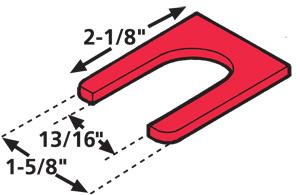 SPC Performance Tandem Shim SS 1/16" (6)