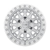 Black Rhino Primm Beadlock 17x8.5 8x170 ET-38 CB 125.1 Silver w/Mirror Face & Machined Ring Wheel