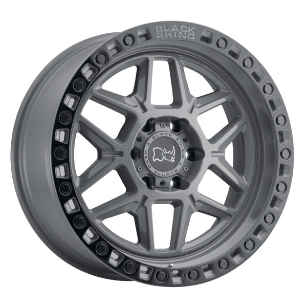 18x9.0 Black Rhino Kelso Battleship Gray w/Black Ring