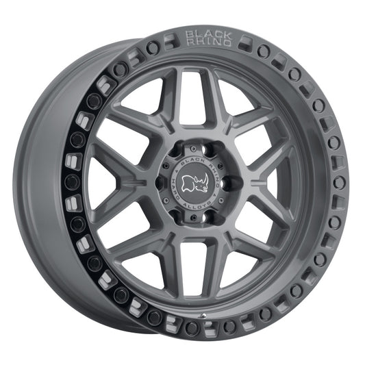 17x9.0 Black Rhino Kelso Battleship Gray w/Black Ring