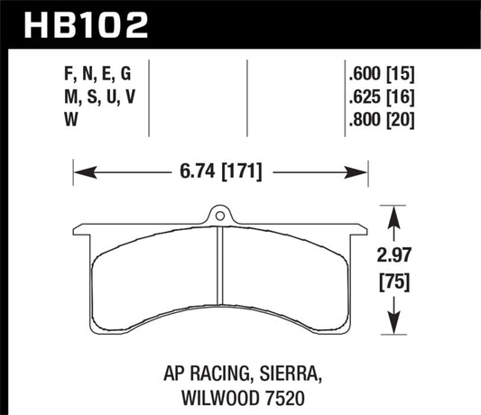 Hawk HP+ Street Brake Pads