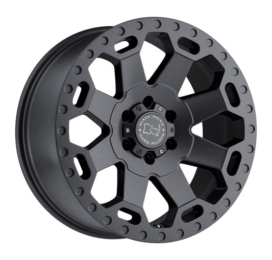 18x9.0 Black Rhino Warlord Matte Gunmetal