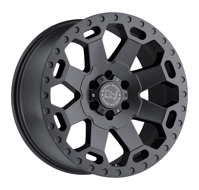 18x8.0 Black Rhino Warlord Matte Gunmetal