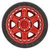 Black Rhino Reno Beadlock 17x8.5 6x135 ET00 CB 87.1 Candy Red w/Black Ring & Black Bolts Wheel