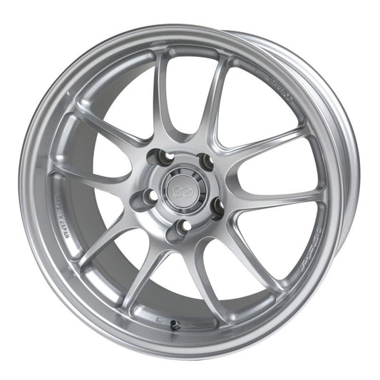 17x8.0 Enkei PF01SS 5x114.3 50mm offset Silver Wheel