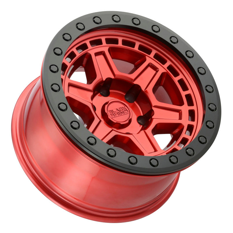 Black Rhino Reno Beadlock 17x8.5 6x139.7 ET00 CB 112.1 Candy Red w/Black Ring & Black Bolts Wheel