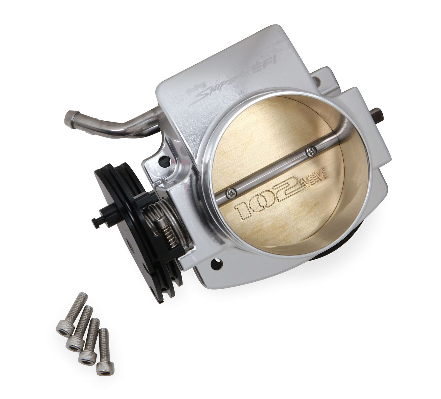 Holley Sniper EFI 102MM Throttle Body LS Engine, Silver (with GM IAC provision)