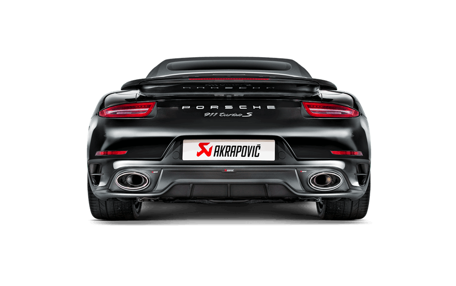 Akrapovič Titanium Slip-On Exhaust System 2014-2015 Porsche Turbo/Turbo S (991)