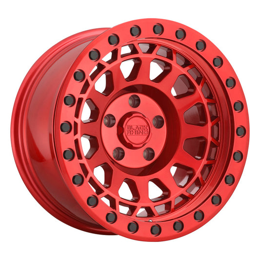 17x9.0 Black Rhino Primm Candy Red w/Black Bolts