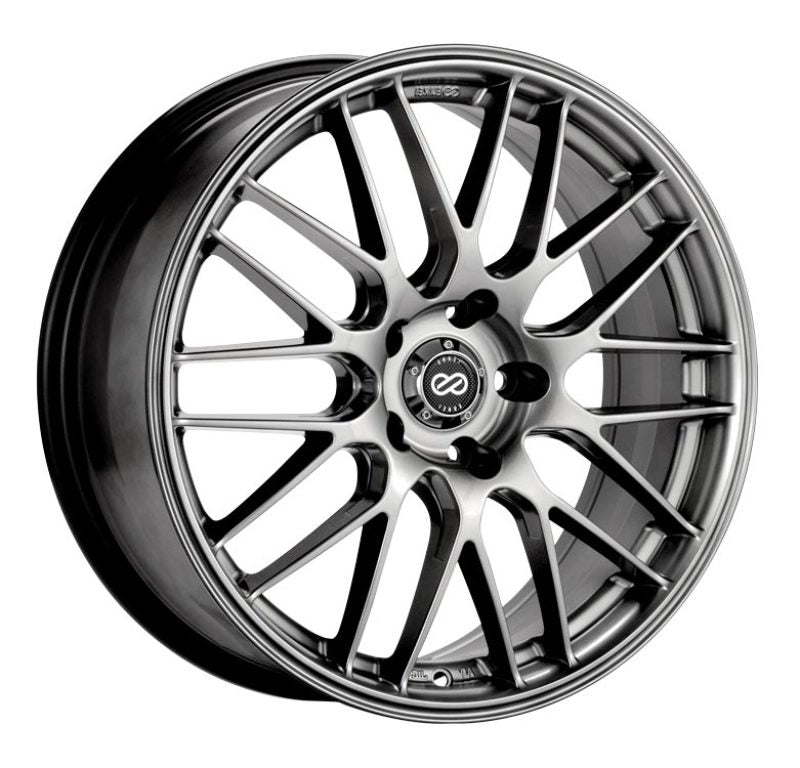 18x8.0 Enkei EKM3 442, 5x114.3 40mm offset Hyper Silver Wheel