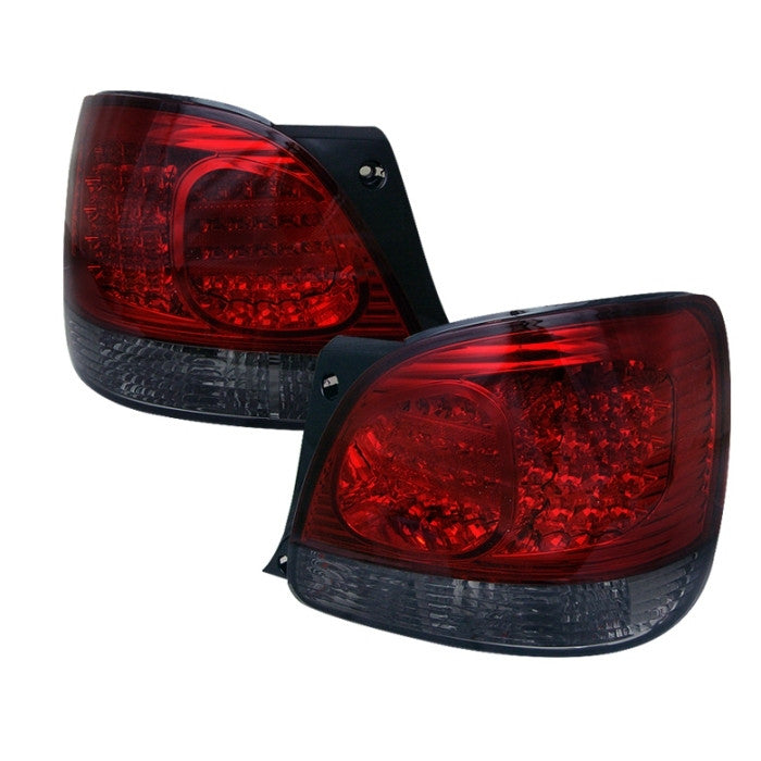 1998-2005 Lexus GS 300 / 400 LED Tail Lights - Red Smoke