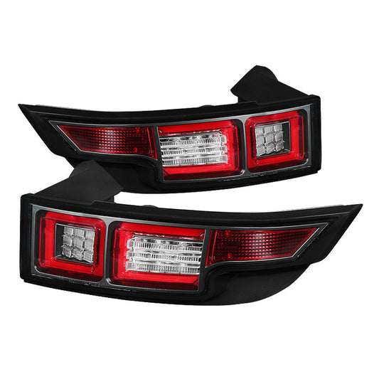 2012-2014 Land Rover Range Rover Evoque LED Tail Lights - Black