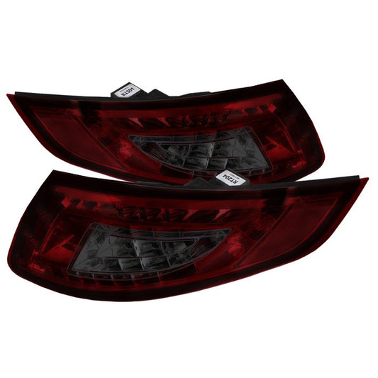 2005-2008 Porsche 997 LED Tail Lights - Red Smoke