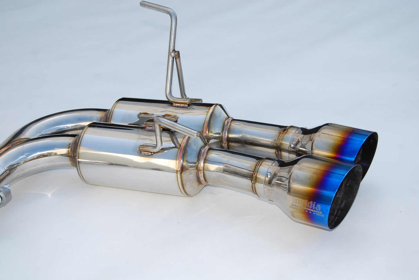 Invidia Gemini Single Layer Quad Titanium Tip Cat-Back Exhaust 2015-2021 Subaru WRX/STI