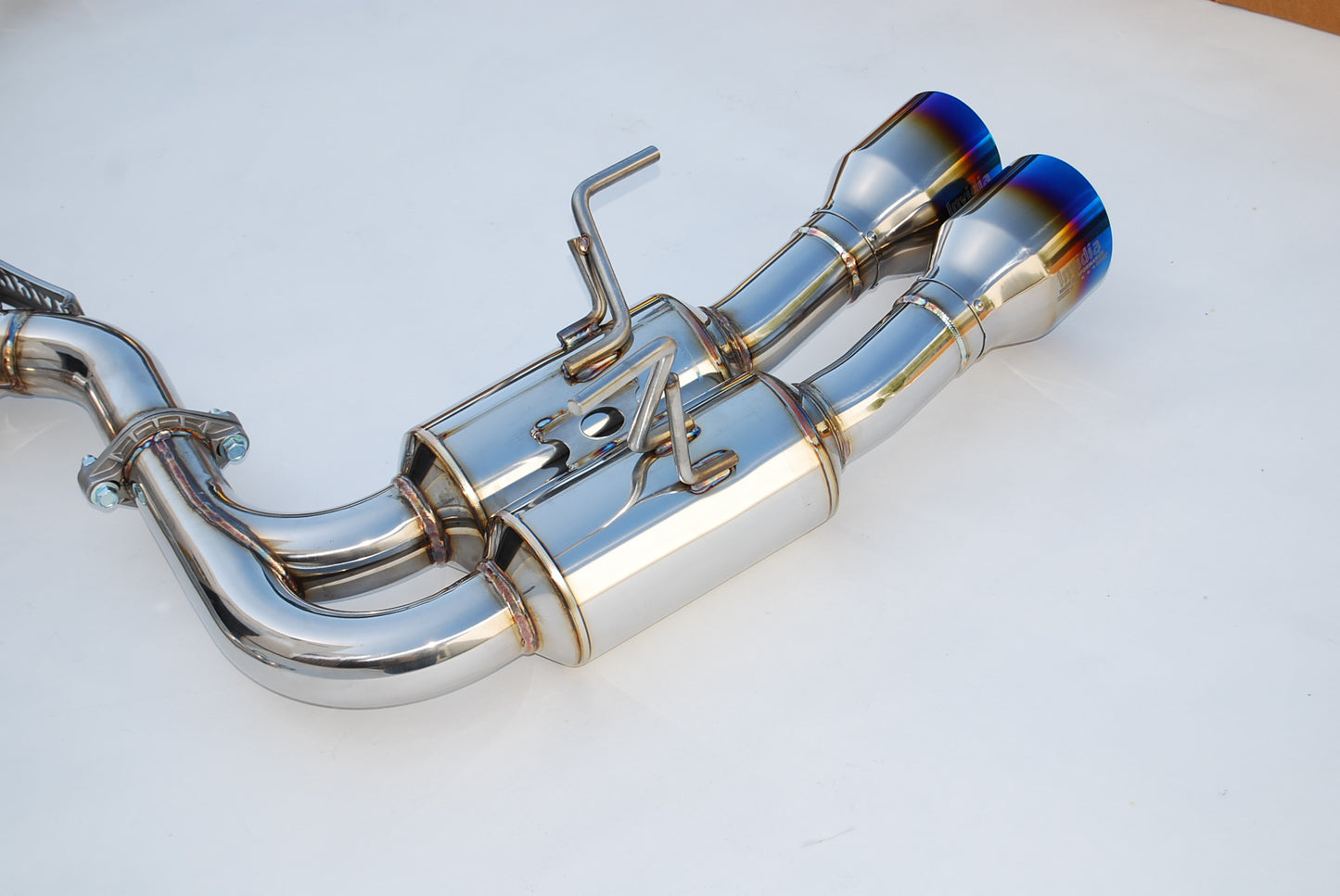 Invidia Gemini Single Layer Quad Titanium Tip Cat-Back Exhaust 2015-2021 Subaru WRX/STI