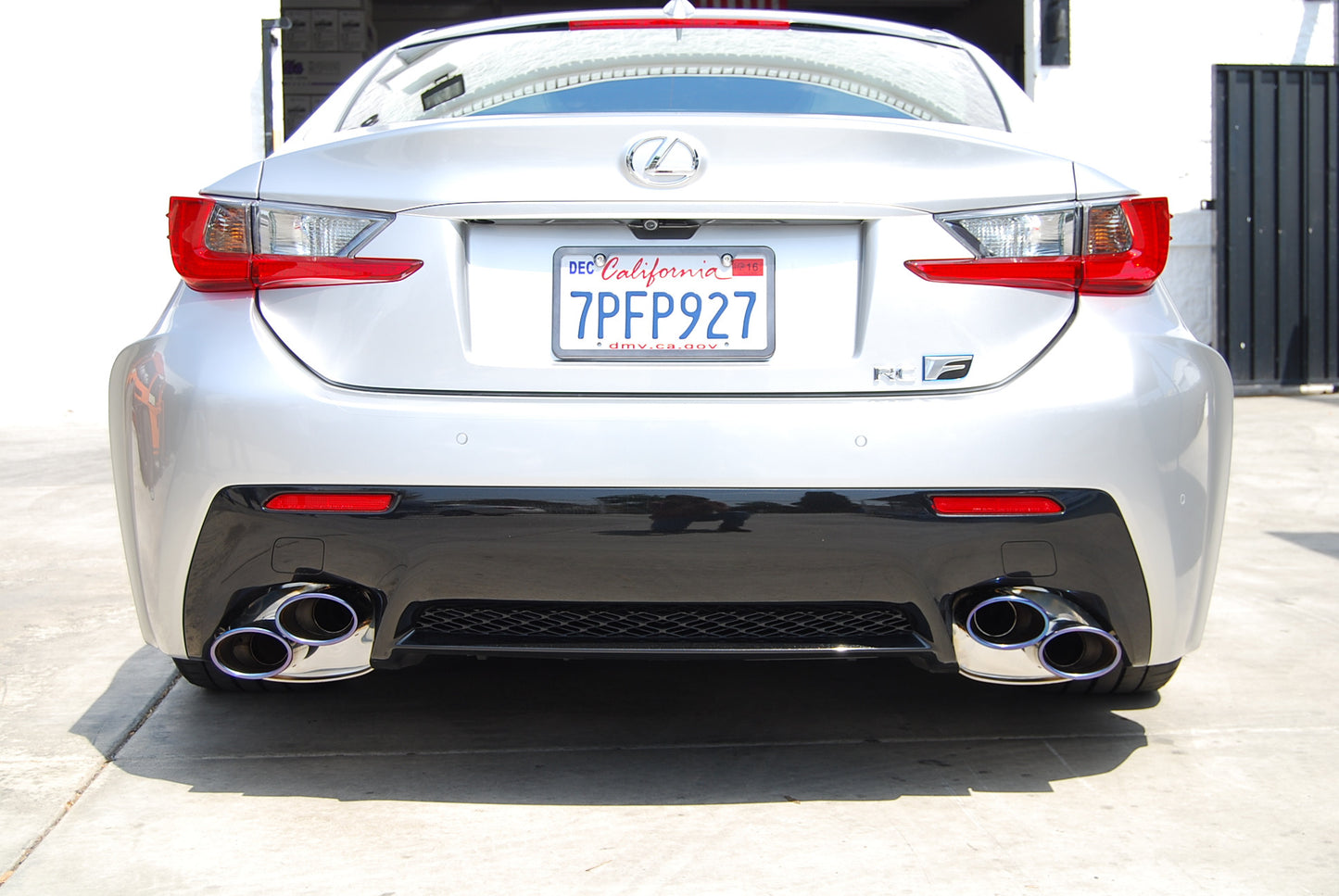 Invidia Q300 Cat-Back Exhaust 2014-2016 Lexus RCF (Quad Titanium tips)