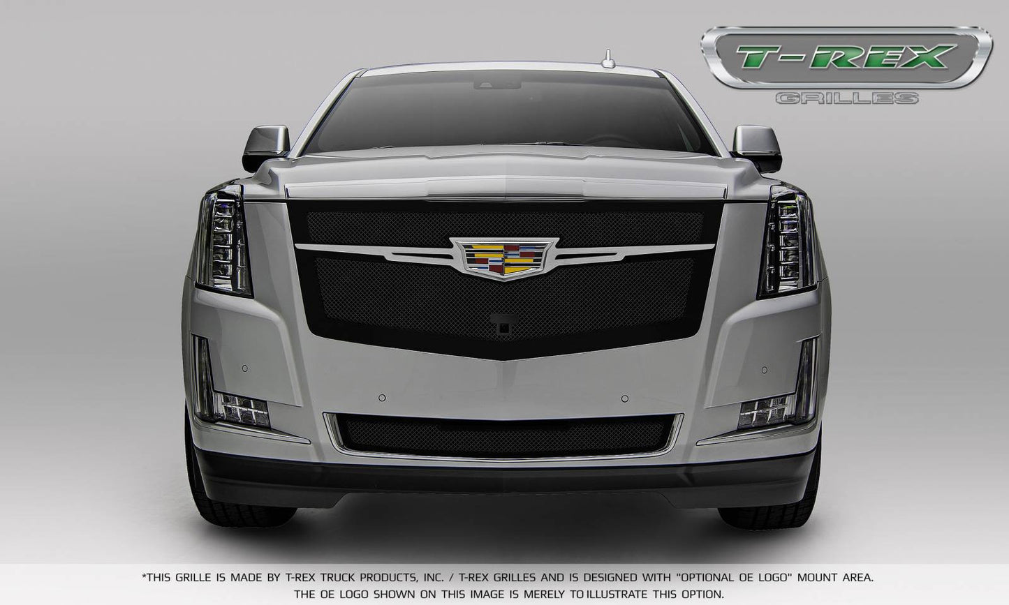 T-Rex Upper Class Main Grille Replacement 2015-2016 Cadillac Escalade (Black w/ Brushed Center Trim Piece)