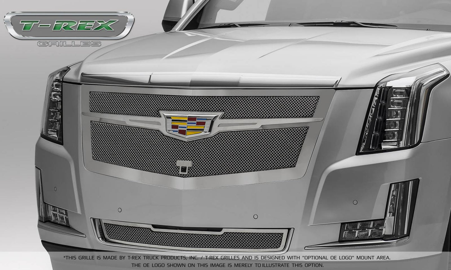 T-Rex Upper Class Main Grille Replacement 2015-2016 Cadillac Escalade (Chrome Plated w/ Chrome Center Trim Piece)