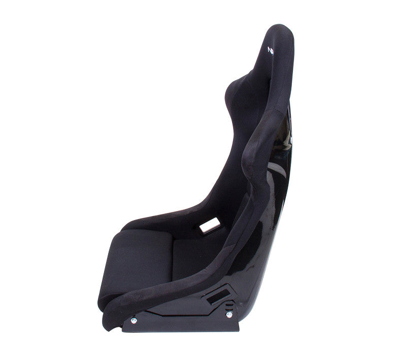 NRG Fiber Glass Bucket Seat Black (Medium) – Each