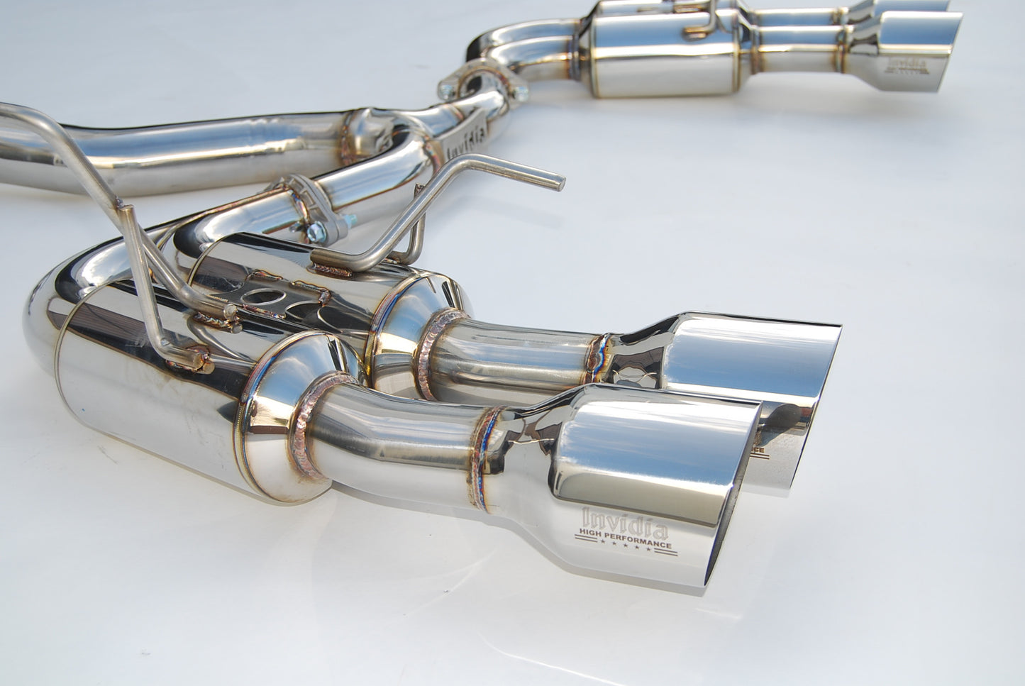 Invidia Gemini R400 Cat-back Exhaust 2011-2014 Subaru WRX / STI (Single Layer Quad Tip)