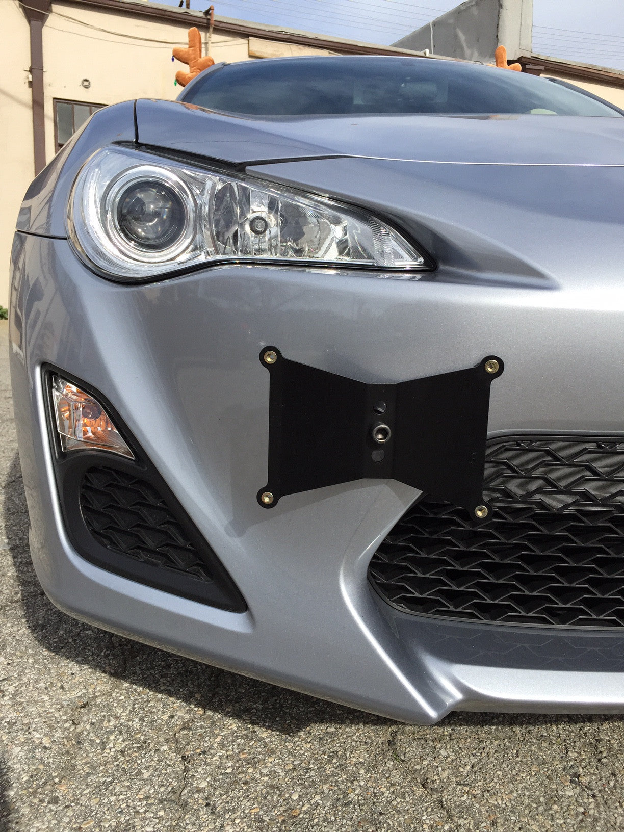 DARKSIDE Front Tow Hook License Plate Mount 2013-2016 Scion FR-S / Subaru BRZ