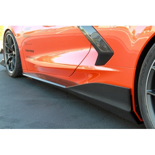 APR Carbon Fiber Side Skirt 2020-2023 Chevrolet Corvette C8