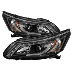 Projector Headlamps with DRL Light Bar 2013-2015 Honda Accord