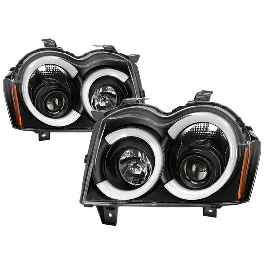 2005-2007 Jeep Grand Cherokee Light Bar Projector Headlights