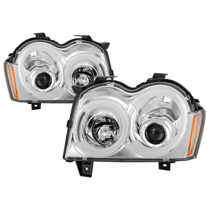 2005-2007 Jeep Grand Cherokee Light Bar Projector Headlights