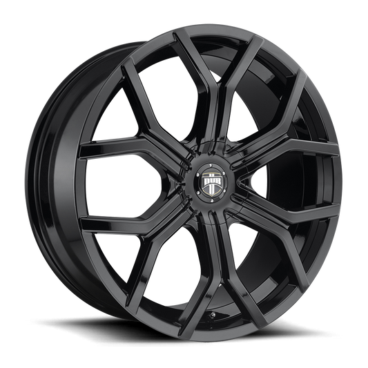 22" DUB S208 Royalty / Gloss Black