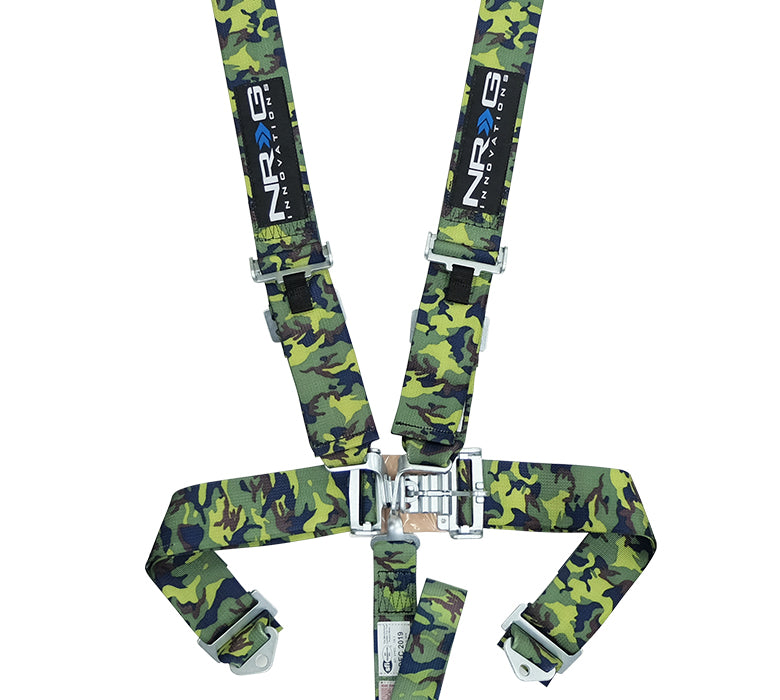 NRG SFI Approved Spec 16.1 (3") Harness 5 Point Latch Link (Camo)