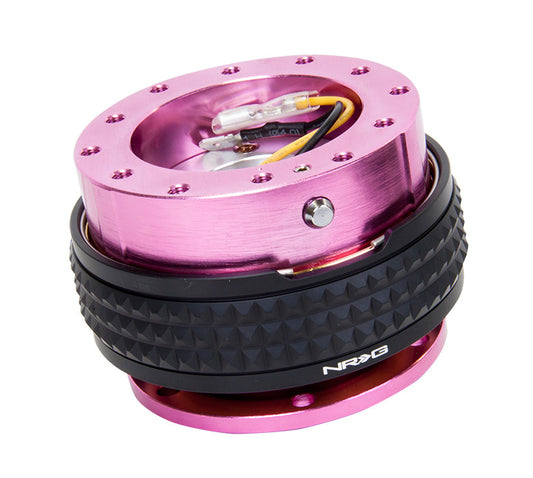 NRG Gen 2.1 Pink/Black Ring Steering Wheel Quick Release