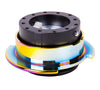 NRG Gen 2.5 Black/Neochrome Ring Steering Wheel Quick Release