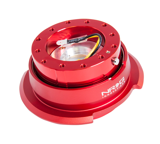 NRG Gen 2.8 Red/Red Ring Steering Wheel Quick Release