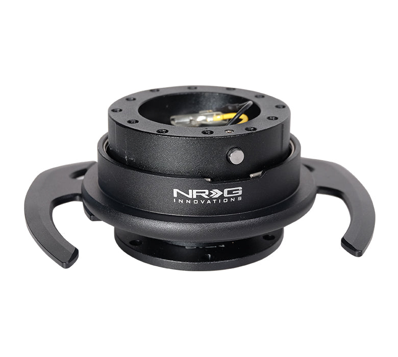 NRG Gen 4.0 Black/Black Ring Steering Wheel Quick Release