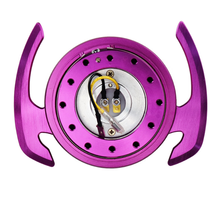 NRG Gen 4.0 Purple/Purple Ring Steering Wheel Quick Release