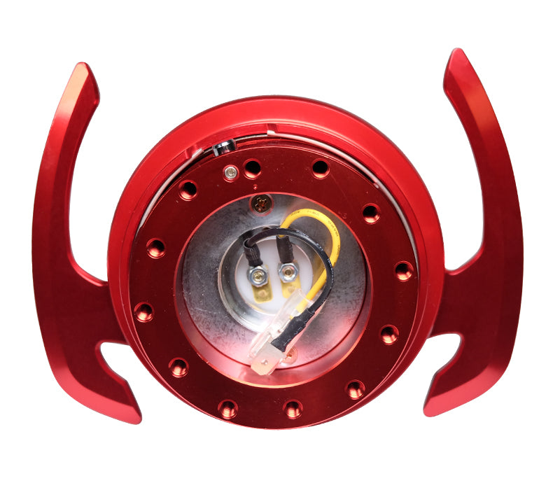 NRG Gen 4.0 Red/Red Ring Steering Wheel Quick Release