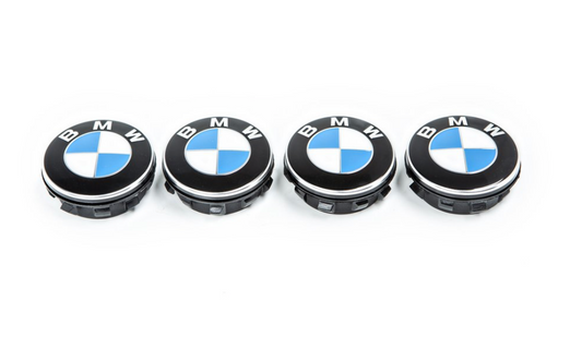 BMW Floating Wheel Center Cap Set - 56mm (Gloss Black)